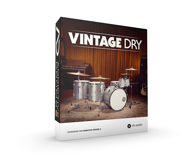 XLN Audio Addictive Drums  2 | Vintage Dry (AD2+AdPak)